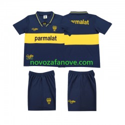Nogometni Dres CA Boca Juniors 1993 1995 Retro Dječji Domaći Kratkih Rukava