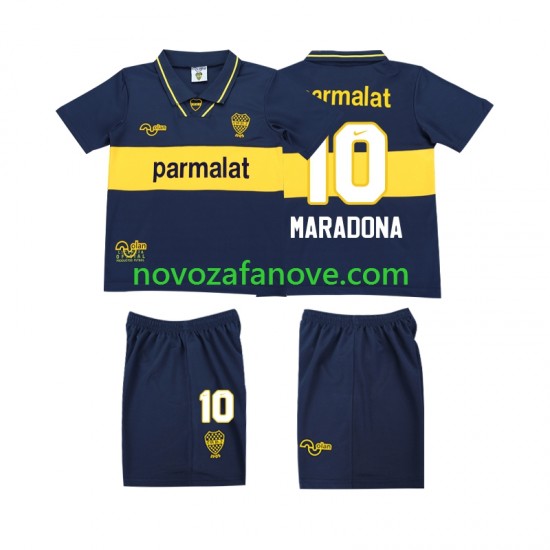 Nogometni Dres CA Boca Juniors MARADONA 10 1993 1995 Retro Dječji Domaći Kratkih Rukava