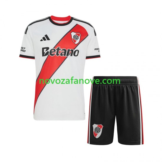 Nogometni Dres CA River Plate Dječji Domaći 2026-2027 Kratkih Rukava
