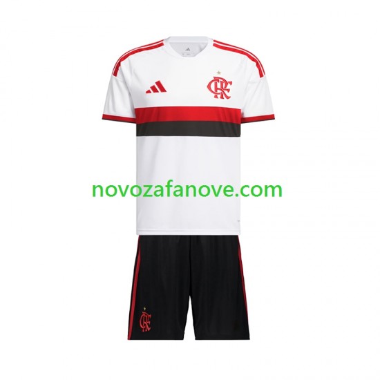 Nogometni Dres CR Flamengo Dječji Gostujući 2026-2027 Kratkih Rukava
