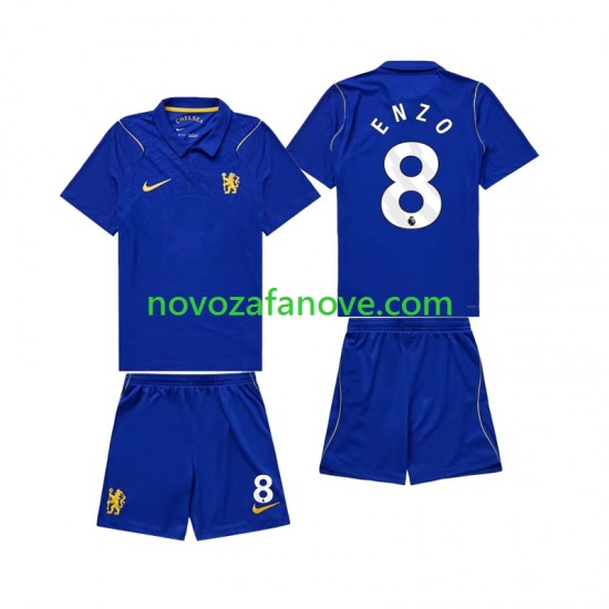 Nogometni Dres Chlesea Enzo Fernandez 8 Dječji Domaći 2026-2027 Kratkih Rukava