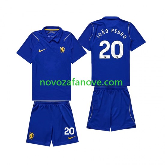 Nogometni Dres Chlesea Joao Pedro 20 Dječji Domaći 2026-2027 Kratkih Rukava