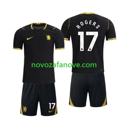 Nogometni Dres Chlesea Morgan Rogers 17 Dječji Gostujući 2026-2027 Kratkih Rukava