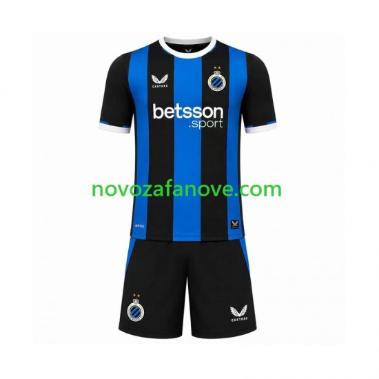 Nogometni Dres Club Brugge Dječji Domaći 2026-2027 Kratkih Rukava