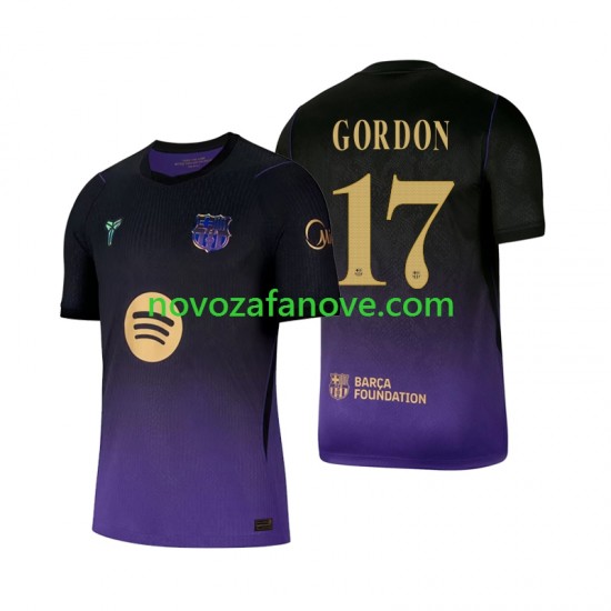 Nogometni Dres FC Barcelona Anthony Gordon 17 Muški Gostujući 2026-2027 Kratkih Rukava