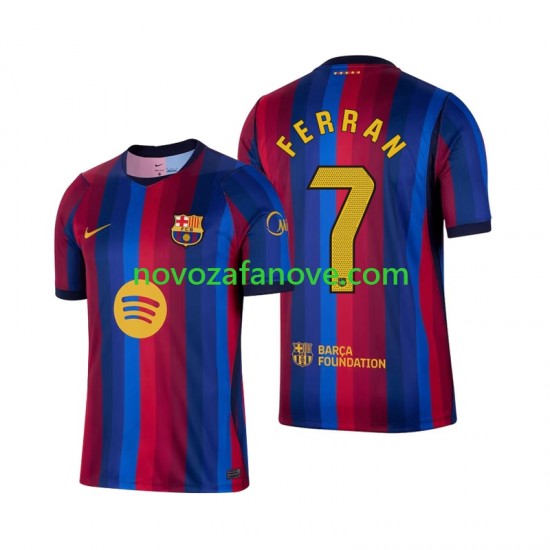 Nogometni Dres FC Barcelona Ferran Torres 7 Muški Domaći 2026-2027 Kratkih Rukava