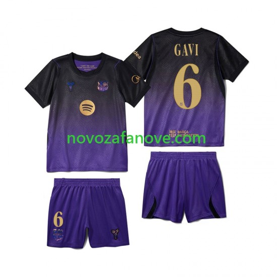 Nogometni Dres FC Barcelona Gavi 6 Dječji Gostujući 2026-2027 Kratkih Rukava
