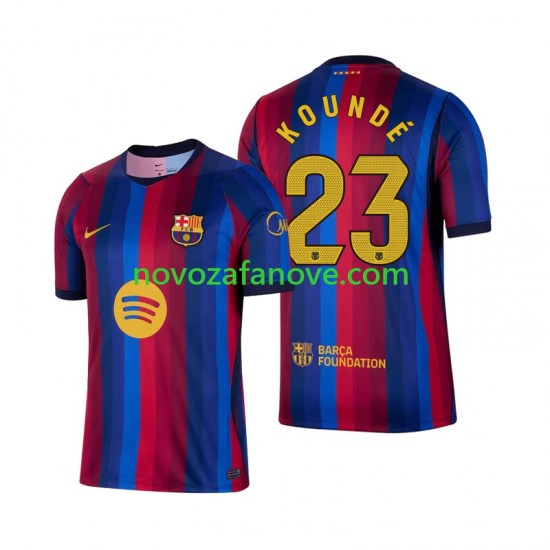 Nogometni Dres FC Barcelona Jules Kounde 23 Muški Domaći 2026-2027 Kratkih Rukava