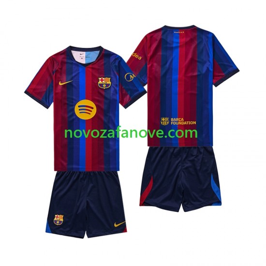 Nogometni Dres FC Barcelona Dječji Domaći 2026-2027 Kratkih Rukava
