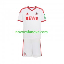 Nogometni Dres FC Köln Dječji Domaći 2026-2027 Kratkih Rukava