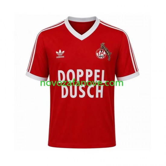 Nogometni Dres FC Köln 1984 1985 Retro Muški Gostujući Kratkih Rukava