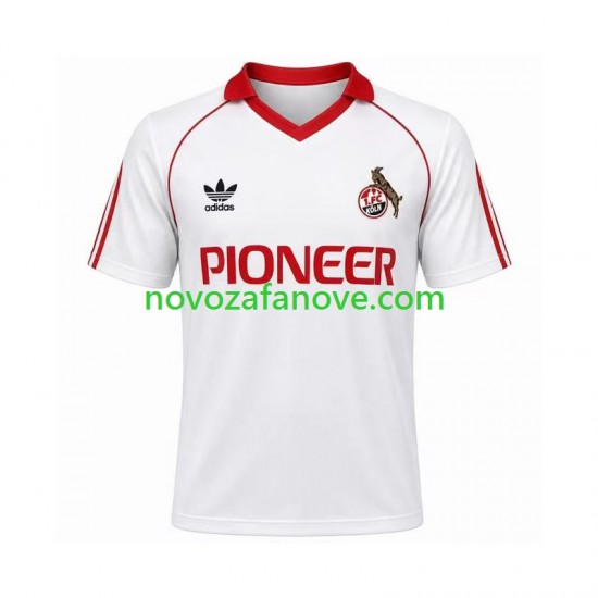 Nogometni Dres FC Köln 1980 1981 Retro Muški Domaći Kratkih Rukava