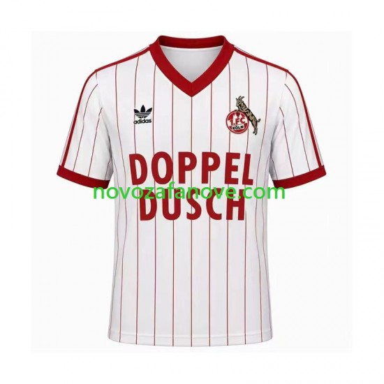 Nogometni Dres FC Köln 1982 1983 Retro Muški Domaći Kratkih Rukava