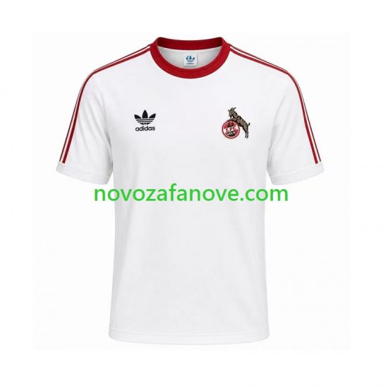 Nogometni Dres FC Köln 1986 1987 Retro Muški Domaći Kratkih Rukava