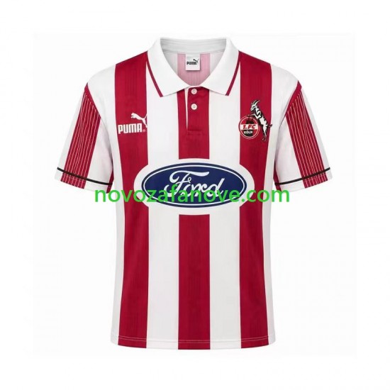 Nogometni Dres FC Köln 1995 1996 Retro Muški Domaći Kratkih Rukava