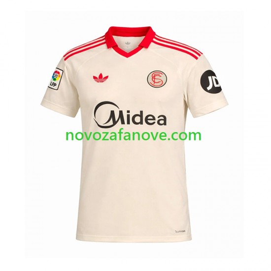 Nogometni Dres Sevilla FC Retro Muški Domaći 2025-2026 Kratkih Rukava