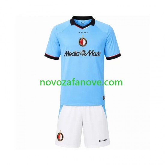 Nogometni Dres Feyenoord Rotterdam Dječji Gostujući 2026-2027 Kratkih Rukava