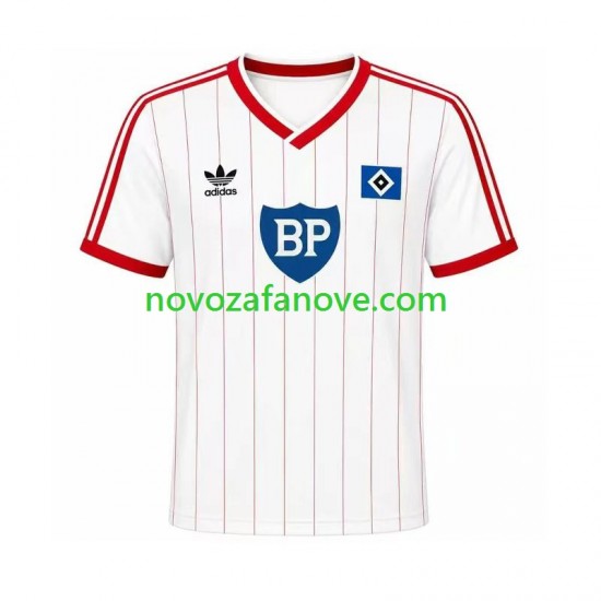 Nogometni Dres Hamburger SV 1984 Retro Muški Domaći Kratkih Rukava
