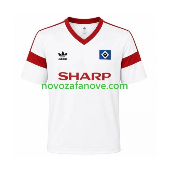 Nogometni Dres Hamburger SV 1988 Retro Muški Domaći Kratkih Rukava