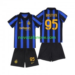 Nogometni Dres Inter Milan Alessandro Bastoni 95 Dječji Domaći 2026-2027 Kratkih Rukava