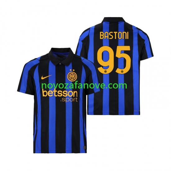 Nogometni Dres Inter Milan Alessandro Bastoni 95 Muški Domaći 2026-2027 Kratkih Rukava