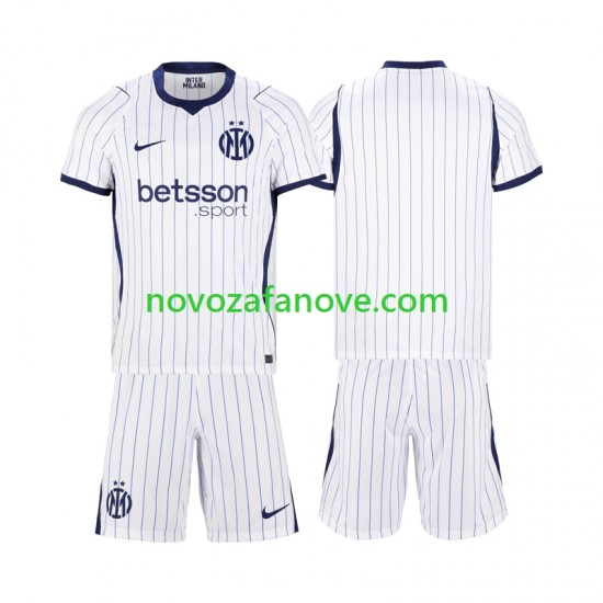 Nogometni Dres Inter Milan Dječji Gostujući 2026-2027 Kratkih Rukava