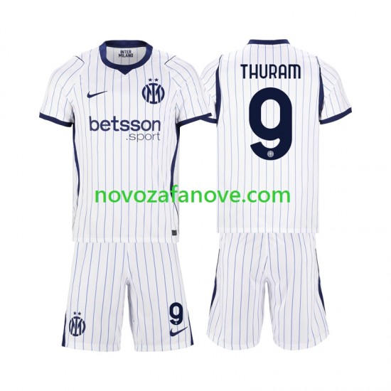 Nogometni Dres Inter Milan Marcus Thuram 9 Dječji Gostujući 2026-2027 Kratkih Rukava