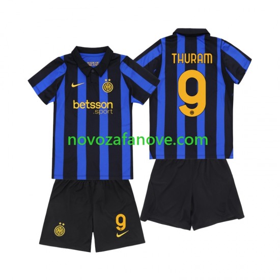 Nogometni Dres Inter Milan Marcus Thuram 9 Dječji Domaći 2026-2027 Kratkih Rukava