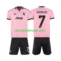 Nogometni Dres Juventus Cristiano Ronaldo 7 Dječji Gostujući 2026-2027 Kratkih Rukava