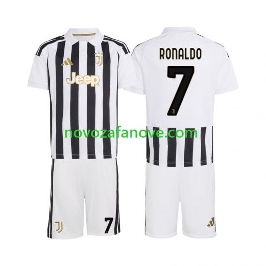 Nogometni Dres Juventus Cristiano Ronaldo 7 Dječji Domaći 2026-2027 Kratkih Rukava