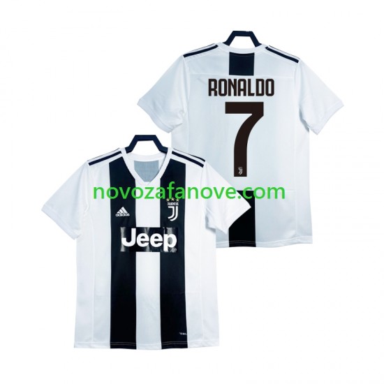 Nogometni Dres Juventus Cristiano Ronaldo 2018 2019 Retro Muški Domaći Kratkih Rukava