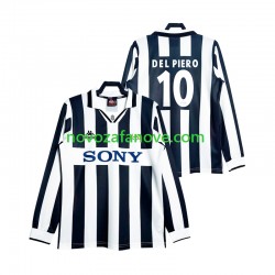 Nogometni Dres Juventus DEL PIERO 10 1997 Retro Muški Domaći Dugim Rukavima