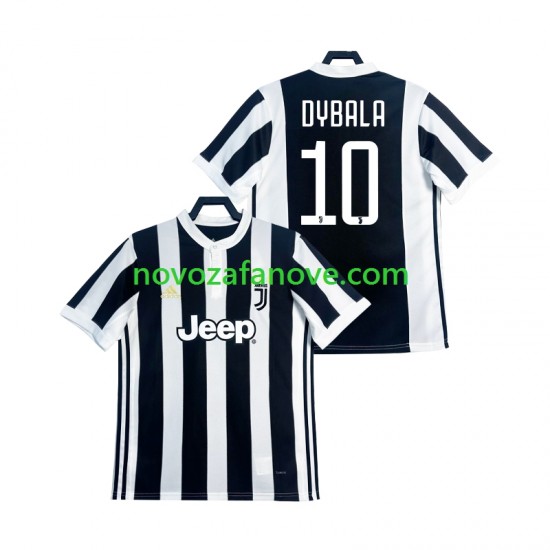 Nogometni Dres Juventus DYBALA 21 2017 2018 Retro Muški Domaći Kratkih Rukava