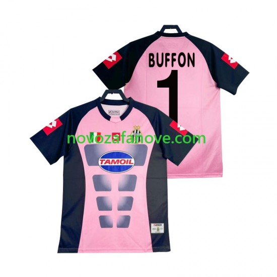 Nogometni Dres Juventus Buffon 1 Golmanski Retro Muški Gostujući 2002-2003 Kratkih Rukava