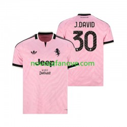 Nogometni Dres Juventus Jonathan David 30 Muški Gostujući 2026-2027 Kratkih Rukava