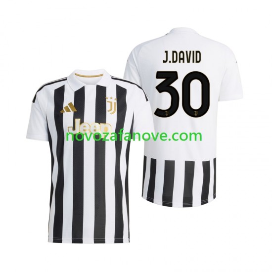 Nogometni Dres Juventus Jonathan David 30 Muški Domaći 2026-2027 Kratkih Rukava