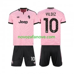 Nogometni Dres Juventus Kenan Yildiz 10 Dječji Gostujući 2026-2027 Kratkih Rukava