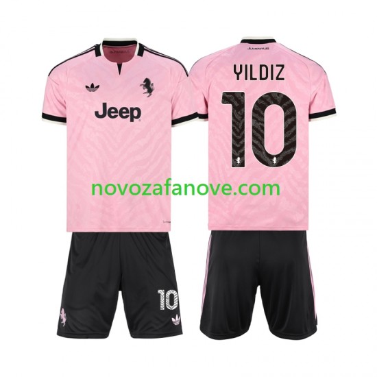 Nogometni Dres Juventus Kenan Yildiz 10 Dječji Gostujući 2026-2027 Kratkih Rukava