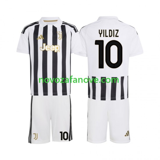 Nogometni Dres Juventus Kenan Yildiz 10 Dječji Domaći 2026-2027 Kratkih Rukava