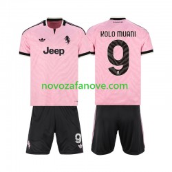Nogometni Dres Juventus Randal Kolo Muani 9 Dječji Gostujući 2026-2027 Kratkih Rukava