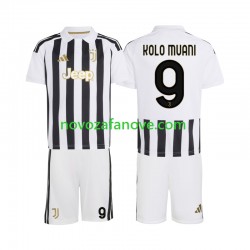 Nogometni Dres Juventus Randal Kolo Muani 9 Dječji Domaći 2026-2027 Kratkih Rukava