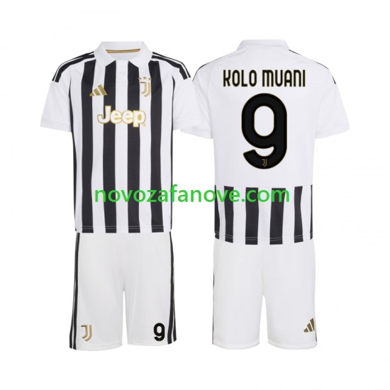 Nogometni Dres Juventus Randal Kolo Muani 9 Dječji Domaći 2026-2027 Kratkih Rukava