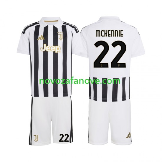 Nogometni Dres Juventus Weston McKennie 22 Dječji Domaći 2026-2027 Kratkih Rukava