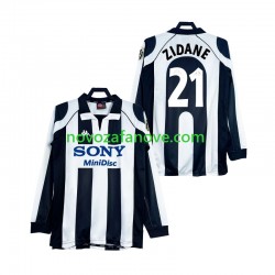 Nogometni Dres Juventus ZIDANE 21 1997 Retro Muški Domaći 1998 Dugim Rukavima