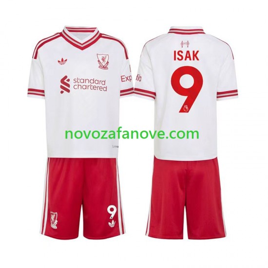Nogometni Dres Liverpool Alexander Isak 9 Dječji Gostujući 2026-2027 Kratkih Rukava