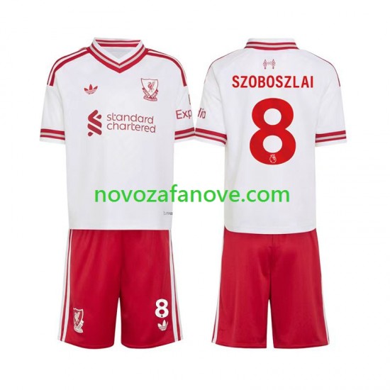 Nogometni Dres Liverpool Dominik Szoboszlai 8 Dječji Gostujući 2026-2027 Kratkih Rukava
