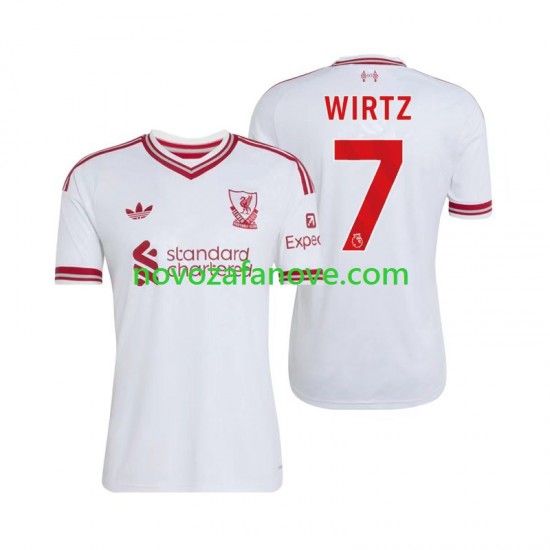 Nogometni Dres Liverpool Florian Wirtz 7 Muški Gostujući 2026-2027 Kratkih Rukava