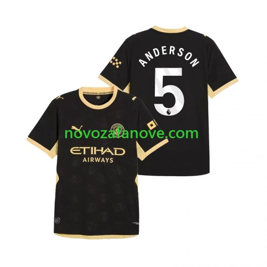 Nogometni Dres Manchester City Elliot Anderson 5 Muški Gostujući 2026-2027 Kratkih Rukava
