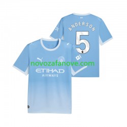 Nogometni Dres Manchester City Elliot Anderson 5 Muški Domaći 2026-2027 Kratkih Rukava