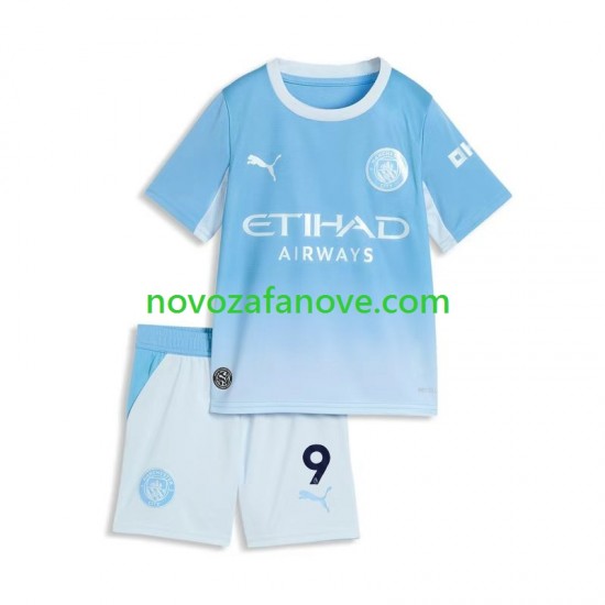 Nogometni Dres Manchester City Erling Haaland 9 Dječji Domaći 2026-2027 Kratkih Rukava